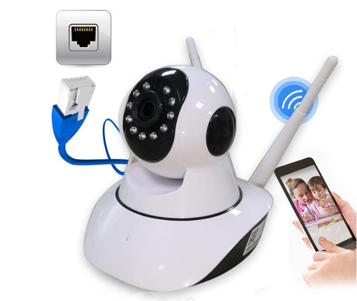 1/1.3/2 Million pixels Intelligent PTZ camera dual antenna wireless ip camera 